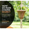 thumbnail image 4 of Marrgon Copper Rain Chain - Bell - 6.5', 4 of 9