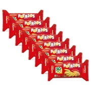 Britannia 50 50 Potazos Masti Masala Spicy Flavored Crisps 1.02oz (100g) - Delicious, Light & Crispy Grocery Cookies - Suitable for Vegetarian (Pack of 8)
