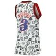 thumbnail image 3 of Women's Mitchell & Ness Allen Iverson White Philadelphia 76ers 2000 Doodle Swingman Jersey, 3 of 3