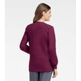 thumbnail image 3 of Landau Veste de Blouse Médicale pour Femmes à 4 Poches : Coupe Classique Décontractée, Col Rond, Boutons Pression devant et Poignets en Tricot 7525, 3 of 6
