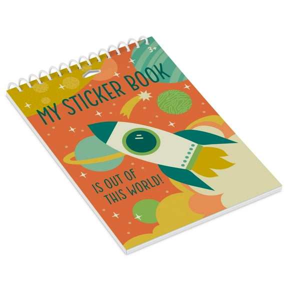 Hallmark Spiral-Bound Sticker Collecting Book (Out of This World)