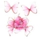 thumbnail image 4 of 10 adornos de mariposa de gasa con parte trasera plana para hacer aretes y joyas Vino rojo, 4 of 9