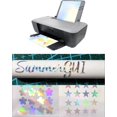thumbnail image 4 of wqlpp-® 20 Sheets Printable Holographic Stickers A4 Size Rainbow Vinyl Sticker Paper Dries Quickly Waterproof for Inkjet/Laser Printer (210 x 297 mm), 4 of 4