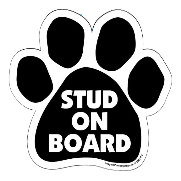 Stud On Board Paw Magnet