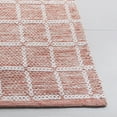 thumbnail image 3 of SAFAVIEH Montauk Elwyn Checkered Cotton Runner Rug, Orange/Ivory, 2'3" x 8', 3 of 10