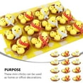 thumbnail image 5 of Zoyueyie 12pcs Chicks Set Chicken Figures Figurines Farm Statues Table for Kids Party Favors, 5 of 10