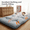 Full Light Grey, variant on Twin Size Black Japanese Futon Floor Mattress – Roll-Up Sleeping Bed for Adults & . Perfect for Camping Trips & Guest Rooms