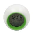 thumbnail image 4 of Natural Light Alarm Clock Creative Spherical with Temperature and Snooze Colorful Luminous Alarm Clock, 4 of 9