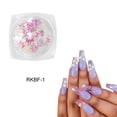 thumbnail image 4 of Formas holográficas de mariposa y corazón, copos de purpurina, brillantes diamantes de imitación, lentejuelas coloridas 3D, decoración de manicura, arte de uñas, 4 of 4