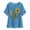 Blue, variant on Lumivie Halter Tops For Women Plus Size Workout Tshirts Shirts For Women Fitted Womens Blouses Short Sleeve Womens T Shirts Loose Fit Lt With Yellow
