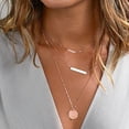 thumbnail image 4 of Beads pendant accessories metal strip, layered metal stacking, 4 of 5