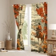 thumbnail image 3 of Manfei Cowgirl Cowboy Black Out Curtains for Kids, Tribal Western Horse Curtains Pack of 2 (42x63 Each), Cactus Flower Bedroom Curtains, Curtains and Drapes Room Decor, 3 of 6