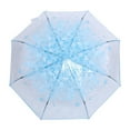 thumbnail image 3 of Paraguas De Lluvia 1 Pieza Transparente Plegable Princesa De Moda, 3 of 7