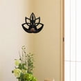 thumbnail image 5 of Wall Shelf Corner Shelves- Wall Corner Shelf Wooden Floating Shelves Crystal Display Rack Boho Wall Shelves for Bedrooms, 5 of 5