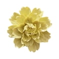 thumbnail image 1 of Advancent Flores de cerámica, flor tridimensional, artesanías para colgar en la pared, sala de estar, arte de negocios, decoración, Mural de Decoración del hogar Amarillo Largo, 1 of 6