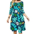 thumbnail image 1 of Prehistoric Pattern Square Neck Dress Cute Loose Print Dresses Elegant Beach Party Dress Dinosaur Dinosaurs Brontosaurus, 1 of 4