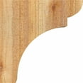 thumbnail image 3 of 6"W x 12"D x 12"H Yorktown Rough Sawn Corbel, Western Red Cedar, 3 of 9