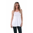 thumbnail image 2 of 24/7 Comfort Apparel Women's Sleeveless Tunic Tank, 2 of 5
