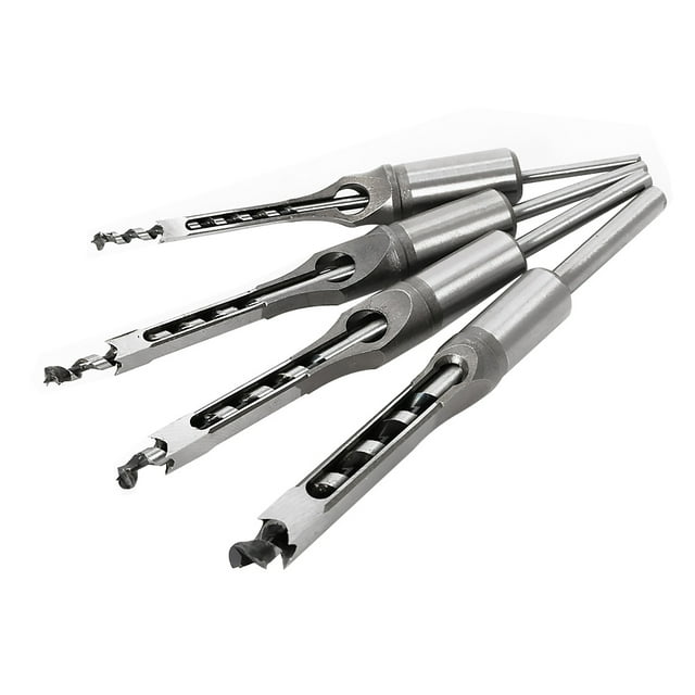 Riwesomey Taladro de agujero cuadrado HSS de 15mm, herramientas de taladro de carpintería, taladro cuadrado de acero de alta velocidad, taladro de Herramientas eléctricas 6mm