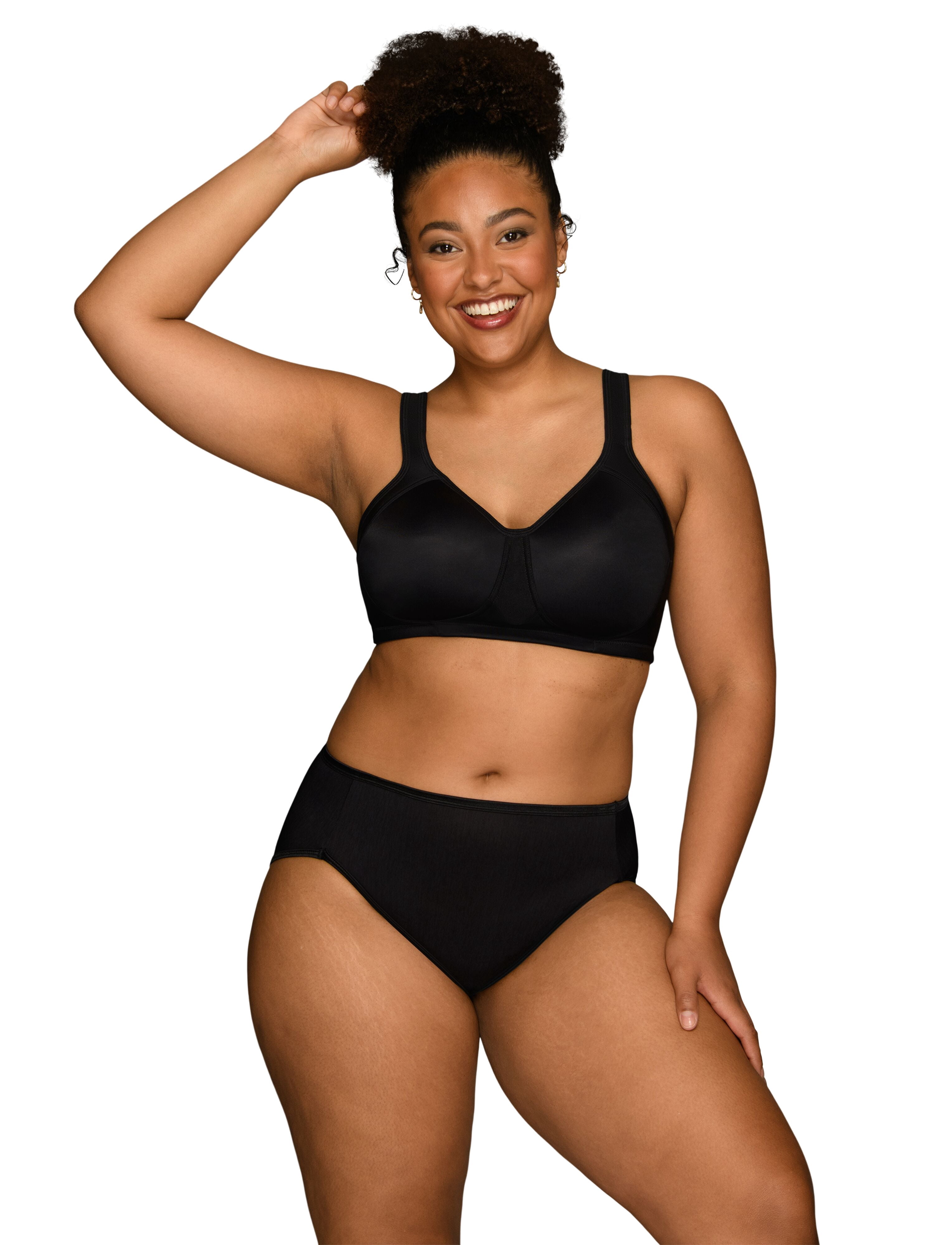 Vanity Fair Lingerie Women's Medium Impact Sports Bras for Women, Breathable, Moisture Wicking, Style 71500