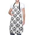 thumbnail image 3 of Goofa Happy Soccer Printed Waterproof Apron 33" Chef Aprons for Men Heavy Duty Chemical Work Apron Adjustable Bib Apron, 3 of 9