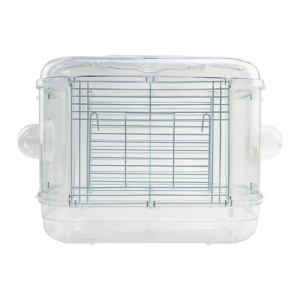 Hamster Cage Habitat with Handle Breathable Bed for Guinea Pet