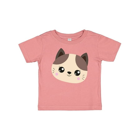 

Inktastic Cute Cat Little Cat Cat Head Brown Cat Gift Baby Boy or Baby Girl T-Shirt