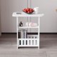 thumbnail image 4 of Bedside Table Easy Modern Storage Cabinet Easy Tier End Table Nightstand White Mini Bedroom Multifunctional Storage Small Cabinet, 4 of 5