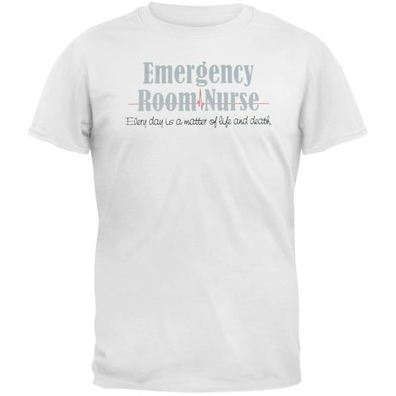 Nurse Emergency Room Life Or Death Adult T-Shirt - 2X-Large
