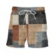 thumbnail image 5 of Puntoco Pantalones Cortos Con Estampado Hawaiano Para Hombre, Pantalones Cortos Con Bolsillo Y Cordón Xl, Pantalones Cortos Para Hombre, 5 of 6