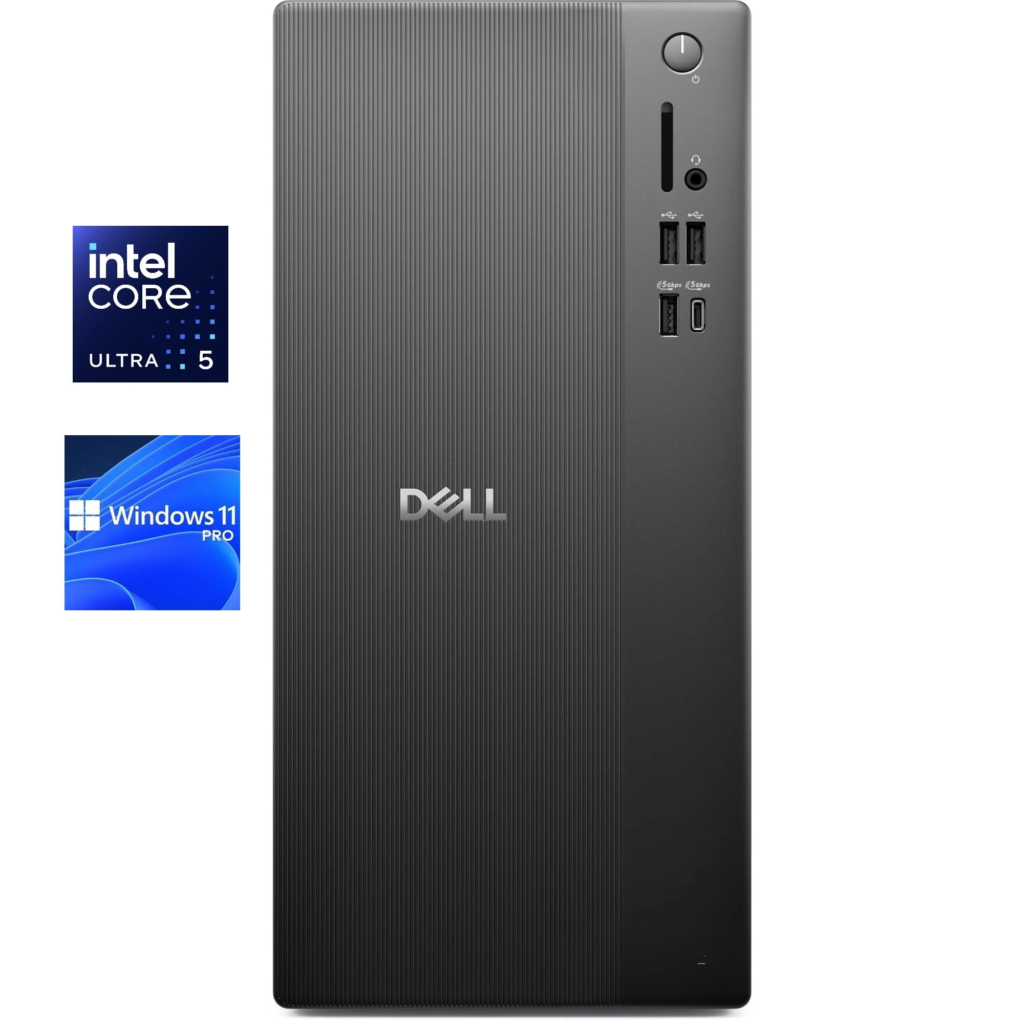 Dell Slim Desktop ECS1250, Intel Core Ultra 7 265 Processor, Intel