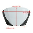 thumbnail image 3 of Front Screen Windshield Fairing Windscreen Deflector For Trident 660 2021+ White, 3 of 10