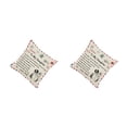 thumbnail image 1 of Sidaley Funda de almohada tipo sobre, funda de almohada decorativa para hija, esposa, marido, cojín trasero, funda de almohada corta de felpa papa a hija 2piezas, 1 of 6