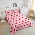 thumbnail image 3 of Strawberry Bedding Set Kawaii Strawberry Comforter Set Kids Boys Girls Pink, 3 of 7