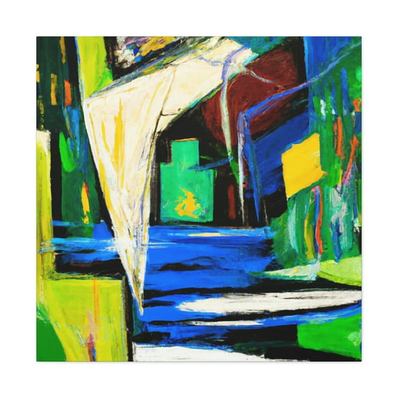 Lake Reflections Ablaze - Canvas