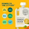 thumbnail image 4 of (2 pack) Serenity Kids Turmeric Chicken Stage 2 Baby Food Organic Veggies, Herbs & Bone Broth, 3.5oz Pouch, 4 of 10