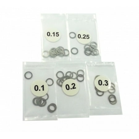 

Integy RC Toy Model Hop-ups 3RAC-SW05/V2 Stainless Steel 5mm Shim Spacer 0.1/0.15/0.2/0.25/0.3mm Thickness 10pcs Each