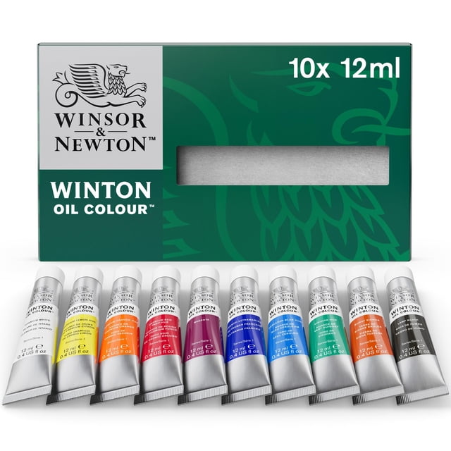 Set de pintura al óleo Winsor & Newton Winton, 10 tubos de 12 ml