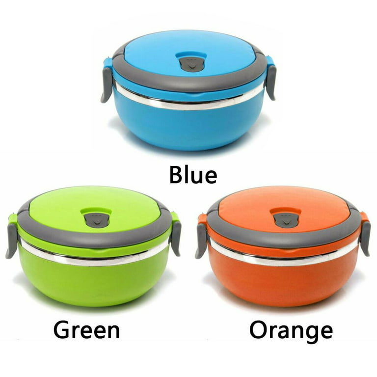 2L Adult Warmer Food Container 3-Layer Lunch Box Hot Food Flask Thermos  Vacuum