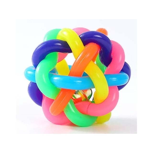 Pelota Anudada Mediana Para Perro y Gato