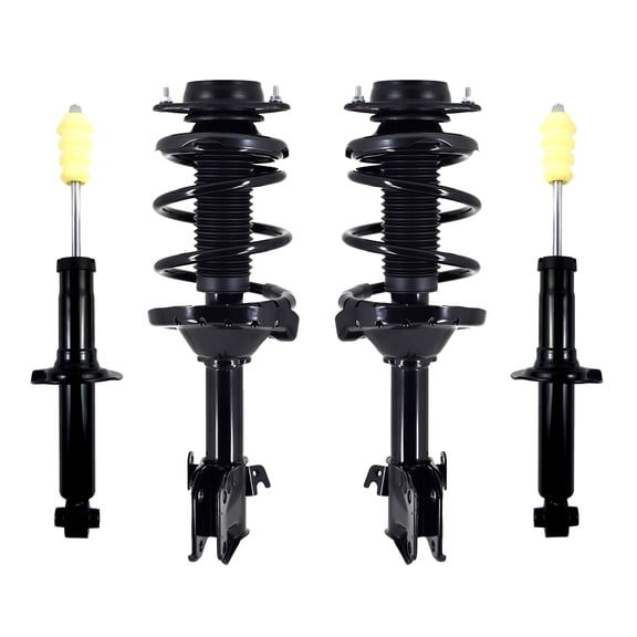 Set of 4 Front Quick Complete Strut-Coil Spring-Rear Strut For 2014 2015 Subaru XV Crosstrek