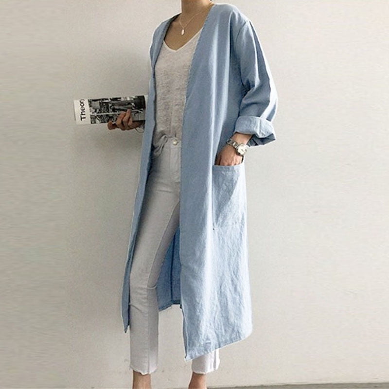 long cotton jacket