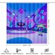 thumbnail image 2 of Cosmonious High-theme 4-Piece Shower Curtain Set with Rugs, Waterproof Bathroom Decor Set Includes Bath Mat, U-Shaped Rug, Toilet Lid Cover and Curtain with Hooks, 2 of 6