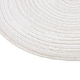 thumbnail image 5 of Vajilla Manteles individuales Mesa de comedor Manteles individuales Tejido de 36 cm 4 colores Beige Cola Placemat redondo, 5 of 5