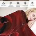thumbnail image 3 of Orinice Red Rose Drops Warm and light blankets Soft blankets Blankets for all seasons - ideal decoration for the living room Sofa - a great gift - available in a variety of sizes, 3 of 6