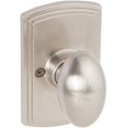 thumbnail image 2 of Delaney Italian Collection 360501 Canova Knob - Entrance, Satin Nickel, 2 of 3