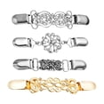 thumbnail image 4 of 4 Pieces Vintage Sweater Clip Set Women Shawl Clip Dress Collar Clip Shirt Cinch- Clip (Buy 2 get 1 free), 4 of 9