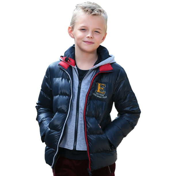 Leo&Lily - Leo&Lily Little boys Winter Padded Puffer Down Jacket Outwear Coat - Walmart.com - Walmart.com