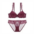 thumbnail image 1 of Varsbaby Super Push up Bra Set Padded Underwire Lingerie Sets, 1 of 5