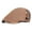 Khaki, variant on Women Men Mesh Adjustable Driving Golf Caps Shiny Flat Berets Hats Summer Casual Cap